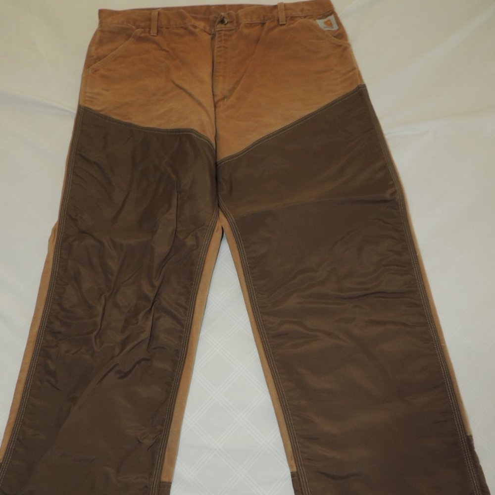 VTG Mens CARHARTT NYLON BRUSH HUNTING PANTS 40x30